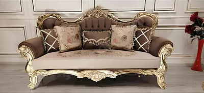 Produktbild von Klassische Sofagarnitur Couch Wohnzimmer Möbel einrichtung 3+1 Sitz Sofa