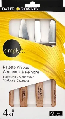Obrázek produktu pro Daler Rowney Simply Malířská špachtle 4 ks