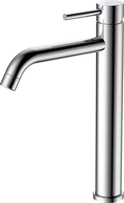 Produktbild von Avapax | Waschbeckenarmatur Stehend Hoch - Gebürsteter Stahl - Ergonomischer Hebel