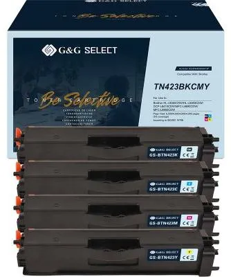Produktbild von G&G 21144, Schwarz, Cyan, Magenta, Gelb, 4 Stück(e)