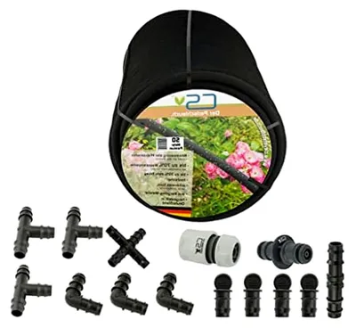Produktbild von Perlschlauch Premium 50m mit Zubehör für die unterirdische Bewässerung