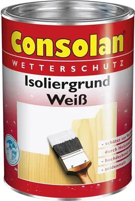 Produktbild von Consolan Isoliergrund weiß 0,75 L