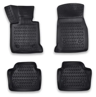 Obrázek produktu pro 4dílná sada 3D gumových rohoží pro kupé z TPE gumy řady X pro BMW řady 4 (F32, F33, F36) 2013–2020