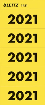 Produktbild von LEITZ Ordner-Inhaltsschild "Jahreszahl 2022" blau