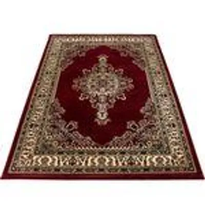 Produktbild von Homebyhome Klassischer Orientteppich mit orientalischem Muster Wohnzimmer Teppich pflegeleicht und dekorativ, Grösse: 300x400 cm