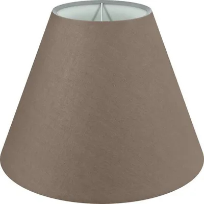 Produktbild von Wogati® Premium Lampenschirm E14/E27 Baumwolle | Braun / Größe: S