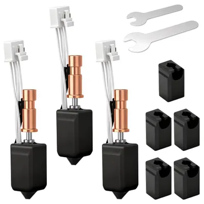 Keramischer Hotend 3er-Set 0,4 mm Stahldüse für Anycubic Kobra S1
