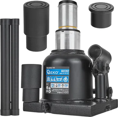 Obrázek produktu pro GEKO Dvoustupňový hydraulický zvedák 12 t - panenka, nízkoprofilový - G02282