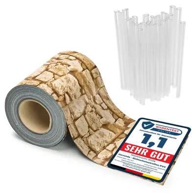 Obrázok produktu pre PVC ochranné pásy na ochranu pred pohľadom, rozmery 19 cm x 35 m, vhodné do záhrady a na balkón