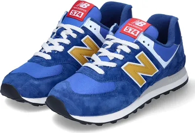 Produktbild von New Balance Low Sneaker Herren Leder & Textil Blau Größe: 9