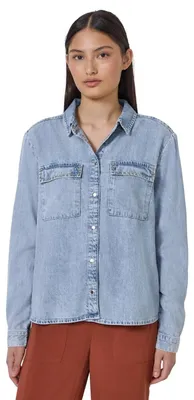 Produktbild von Street One Studio Damen Bleached Denim Overshirt