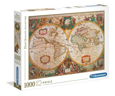 Produktbild von Clementoni - High Quality Collection Puzzle - Alte Karte (1000 Teile)