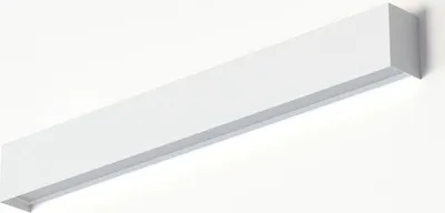 Produktbild von Wandlampe Metall Up Down 62 cm breit Weiß länglich warmweißes Licht 3000 K 1700 lm