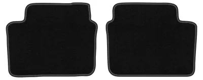 Productafbeelding van Velours achtermatten voor Hyundai Veloster 2011-2018 (coupé) – 2-delig, zwart, op maat – Wielganizator LUX
