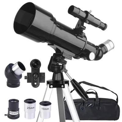Produktbild von Astronomisches Teleskop mit Linsen und Tragetasche