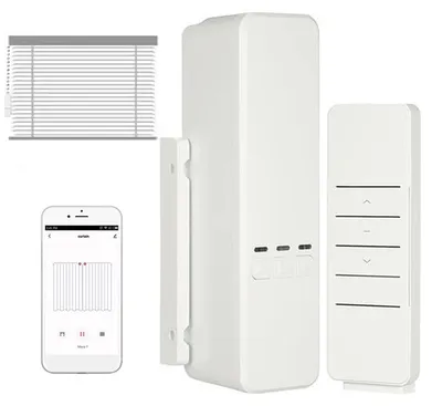 Produktbild von Zimilo Smart Rolladenmotor WiFi, Kettenantrieb für Jalousien & Rollos, App Steuerung, RF Fernbedienung, Alexa, Google, Siri, 433MHz, 12V, bis 10 kg