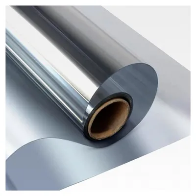 Produktbild von Sonnenschutzfolie für Fenster, 100 x 500 cm, selbstklebende Hitzeschutzfolie für außen, rückstandsfreie Thermofolie für Zuhause und Büro