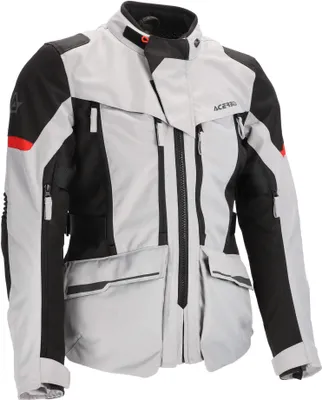 Produktbild von Acerbis X-Rover wasserdichte Damen Motorrad Textiljacke, grau/rot, XL