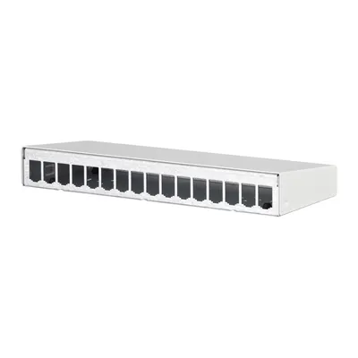 Produktbild von METZ CONNECT Modul AP-Gehäuse 16 Port reinweiß RAL9010
