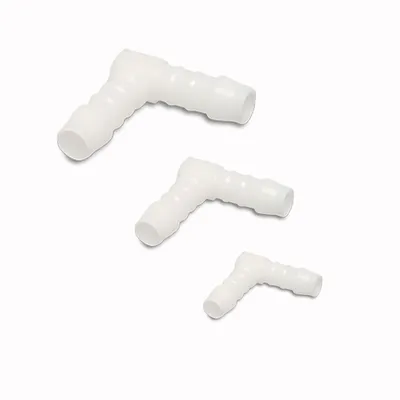 Produktbild von Winkel L-Stück Schlauchverbinder aus Kunststoff - POM 25 mm