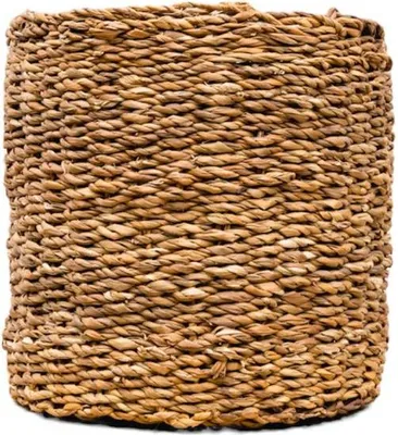 Produktbild von Dekokorb Ido Ø42cm x H36cm Großer Seegraskorb Natur Aufbewahrungskorb Pflanzkorb