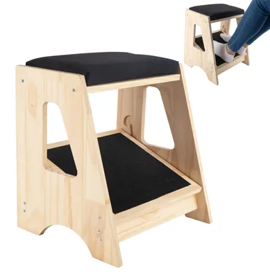 Produktbild von Fußstütze für unter den Schreibtisch, ergonomisch, kompakt, für Büroarbeitsplatz