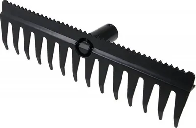Obrázok produktu pre Plastové hrable Levior 41 cm 14z s vyrovnávacou hranou