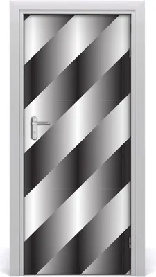 Produktbild von Tulup Türaufkleber 85x205 cm Dekorative Aufkleber Selbstklebend Wasserdichte Tapete Abnehmbar Schlafzimmer Wohnzimmer Wohnkultur - Bands Abstraktion