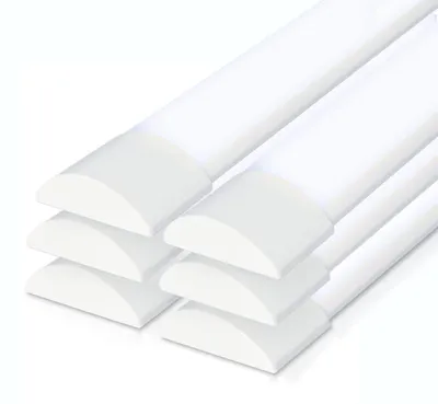 Image de HOFTRONIC - Réglette LED 120 cm 40W 6500K IP20 Blanc froid Lot de 6
