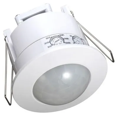Immagine prodotto di Sensore di movimento V-TAC infrarossi crepuscolare con funzione Manual override montaggio incasso a soffitto 360° Bianco IP20 VT-8051 - SKU 1356