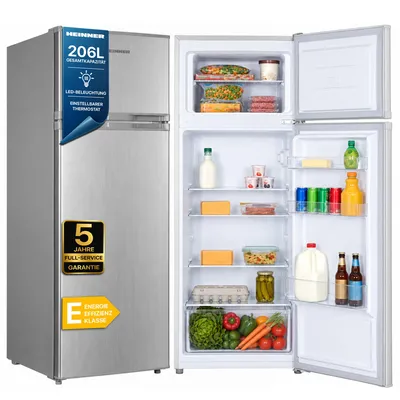Produktbild von Heinner HF-H2206SE++, 206 l, 40 dB, 2,4 kg/24h, E, Silber
