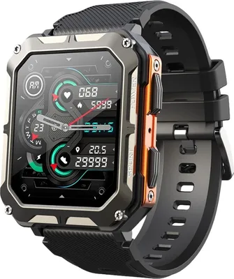 Obrázek produktu pro Pánské chytré hodinky Rubicon RNCF27 BLACK/ORANGE