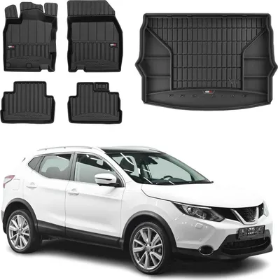 Produktbild von OMAC Fußmatten & Kofferraumwanne Set für Nissan Qashqai 2013-2025 Gummi TPE 5x