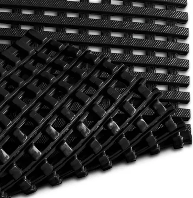 Obrázek produktu pro Protiskluzová rohož Adria Black 120x200 cm