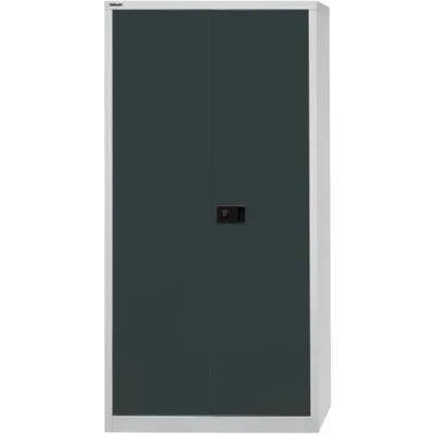 Produktbild von BISLEY Flügeltürenschrank Universal Maße: 91,4 x 195 x 50 cm (B x H x T) Anzahl der Fachböden: 4 Fachböden Werkstoff: Stahl