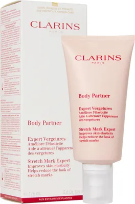 Produktbild von Clarins Body Partner, Creme, Frauen, Anti-Dehnungsstreifen, Wirkt beruhigend, Elastizität, Beruhigend, Universal, 170 ml, Tube