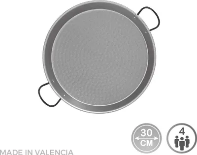 Image de Poêle Paella Acier ø30cm Cuisson Authentique Et Uniforme - Vaello
