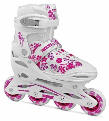 Obrázok produktu pre Compy 8.0 inline-Skates Softboot Mädchen weiß/rosa Größe 38-41