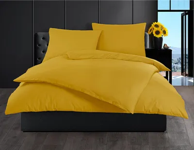 Obrázek produktu pro Bavlněné povlečení Color Hořčicové