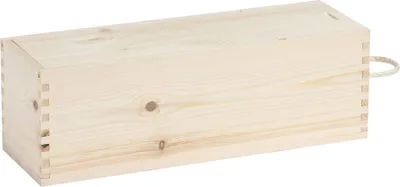 Produktbild von Holzkisten - 1 1,5-Liter-Flasche Sekt // Schiebedeckel - Innenmaße: 35,5X10,5X10,5 - Art. GF1-SCO, 46x23x23