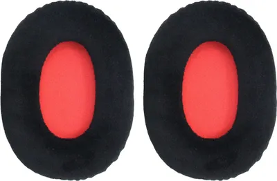 Image de Coussinet de casque de haute qualité, coussinets d'oreille de rechange respirants, compatible avec Kingston HyperX Cloud II (peau de protéine noire)
