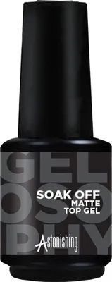 Immagine prodotto di Gel top coat opaco Soak Off Astonishing 15 ml