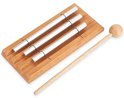 Productafbeelding van Drie Tonen Meditatie Bel - Percussie Instrument voor Muziekeducatie