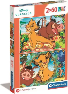 Produktbild von Clementoni 21604, 60 Stück(e), Cartoons, 5 Jahr(e)