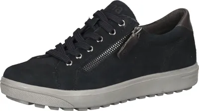 Produktbild von Jana Comfort Damen Echtleder Sneaker navy suede auch in Übergrößen, Damen:36 EU