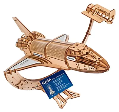 Obrázek produktu pro Ugears 3D Dřevěné mechanické puzzle NASA Vesmírný raketoplán