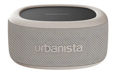 Productafbeelding van Urbanista Malibu, draadloze, stereo, draagbare speaker, grijs, rechthoekig, bediening via aanraking, bestand tegen vuil, stofbestendig, waterdicht