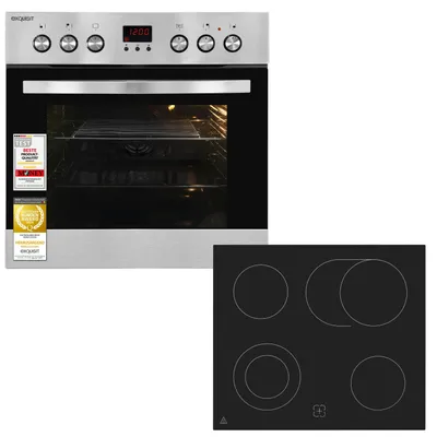 Produktbild von Herd-Set | EHE 5185-1.3 | 58 l Garraum | Umluft und Grillfunktion | Energieklasse A 51 dB | Inox