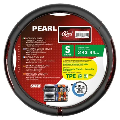 Produktbild von Lenkradbezug Lampa Pearl Red, aus Skeentex - S - Ø 42/44 cm