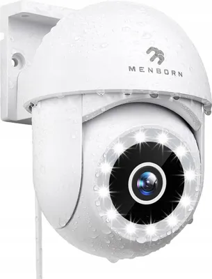 Zdjęcie produktu dla Menborn G12 Kamera Ip Wi-Fi 2,4G Wewnętrzna Zewnętrzna 4Mp 2K Ptz Obrotowa